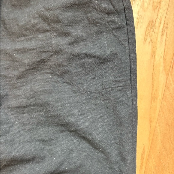 Emme Mama Maternity Everyday Transitional Smocked Linen Pant | MSRP $89 - Picture 4 of 7